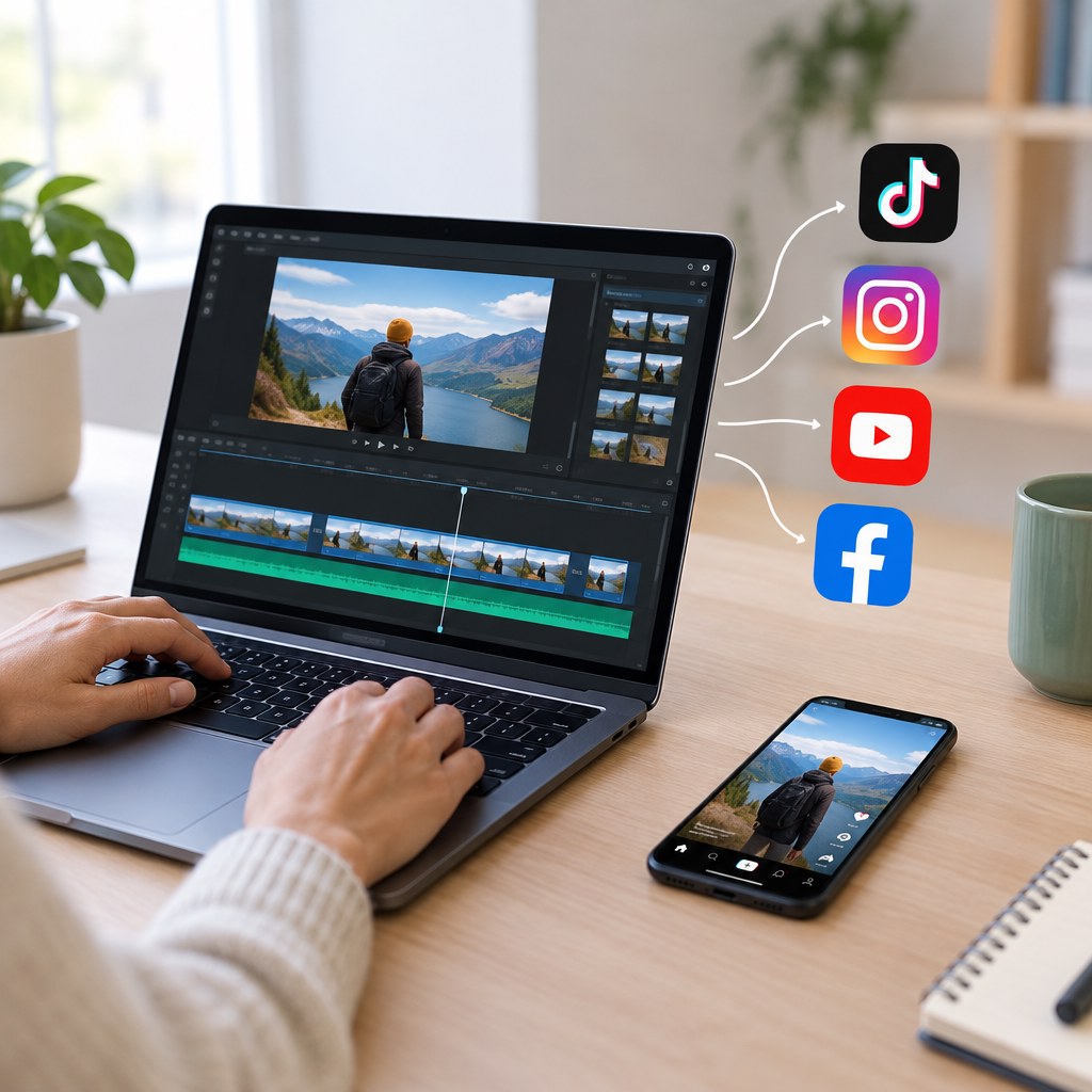 How to Turn One Video Into Content for TikTok, Instagram, YouTube Shorts, and Facebook How to Turn One Video Into Content for TikTok, Instagram, YouTube Shorts, and Facebook